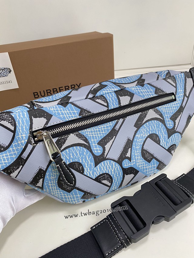 Burberry專門店新款腰包 巴寶莉環保帆布男女款腰包胸包挎包 yxb1061